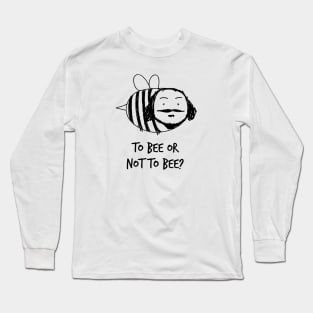 Moustache Bee Long Sleeve T-Shirt